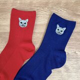 毛並みまで感じる猫靴下　ルーク ROOK