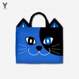 BlueCatのレッスンバッグ ブラック×ブルー＜2020年新作＞