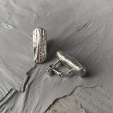 錫イヤリング　細長