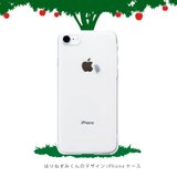 はりねずみくんのデザインケース iPhoneケース iPhone16〜 シンプル クリア ワンポイントの画像