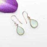 カルセドニーイヤリング