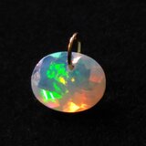 K18 エチオピア産 天然オパール ネックレスチャーム