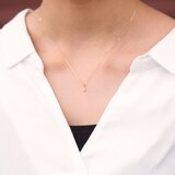 "One of a Kind" Marquise Cut Diamond Necklace 0.120ctの画像