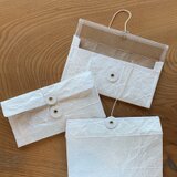 牛乳パックで作ったたまひも封筒