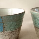 マグカップ　グリーン×ブルー