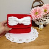 【SOLD OUT】大きなリボンのポケティ ケース