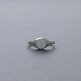 スリム シグネット リング