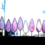 春の森　桜の森　ステンドグラスの画像