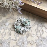 ソレイユブローチ（ベージュ）