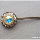 アンティークジュエルなヘアピン