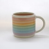 練り込み　虹のマグカップ　N-２
