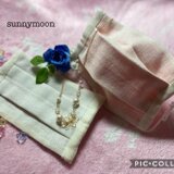 【送料無料】sunnymoonリネンプレミアム布プリーツマスク