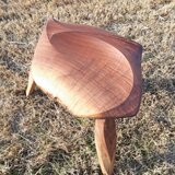 ～風と水～ウォールナットのスツール