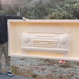 Datsun sr311  レリーフ 3d看板 車屋