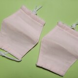 再販いたしました！綿100%　国産ガーゼ　立体マスク　新色ピンク　2枚セット