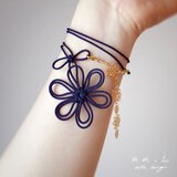 ブレスレット「怜悧の花」