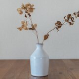 花器（白色・直線・中）