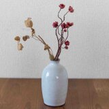 花器（白色・曲線・中）