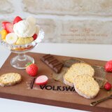 フルーツパフェとシュガーラスクのデザートプレート【送料無料】