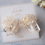 crystal icicleピアス/イヤリング(clear)