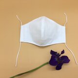 人気　清潔感のある白いマスク　大人用・Ｍ　　大きめマスク　日焼防止　