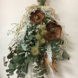 ドライフラワースワッグ