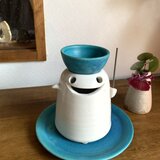 3 おばけのアロマポット&お香たて　ライト付き