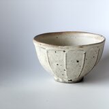 kk-10　黄粉引面取飯碗・小　[再出品]の画像