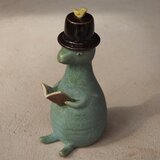 きょうりゅう花器　本（結晶釉）