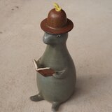 きょうりゅう花器　本（青）