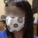 『送料無料』ワイヤー入り☆綿×ダブルガーゼ 立体マスク