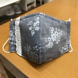 『送料無料』ワイヤー入り☆綿×ダブルガーゼ 立体マスク