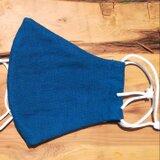 藍染めの布マスク