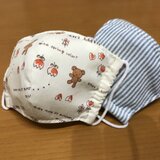 『送料無料』お子様用2枚組♡綿×ダブルガーゼ 立体マスク