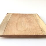 ダイナミックな一枚板の角皿〈大〉 栗 SL-010