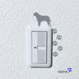 ラブラドール ウォールステッカー スイッチ・コンセント