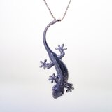 objet bljoux 『黒い守宮のペンダントブローチ』