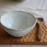 月下白ボウル  No.528