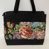 花柄　トートバッグ