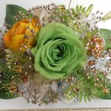 プリザーブドフラワーのフォトフレーム