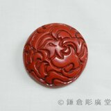 【彫刻】【漆】スカーフ留め　鳳凰