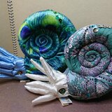 《受注品》アンモナイトのぬいぐるみ　284と285