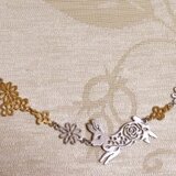 花畑とうさぎネックレス