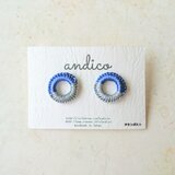 Moitié デニムブルー&ライトグレー