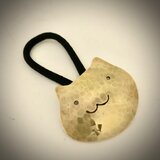 真鍮ヘアゴムねこ no.1