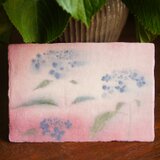 和紙の絵葉書【瑠璃色の時】の画像