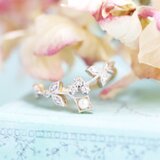 18K Swedish Garden - 花輪のティアラリングの画像