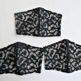 「夏用」銀イオン不織布レースマスク3枚組