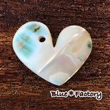 夜光貝ペンダントトップ  ハート