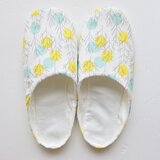 ひかりの森 ルームシューズ スリッパ 北欧 ホワイト コットン